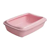 AnimAll Туалет для кошек под наполнитель, розовый 50х37х13,5 см