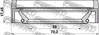 Сальник передней ступицы 59x70.2x8x17.45, FEBEST (95MBS61700817X)