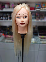 Голова-манекен с искусственными волосами термо GLVN-613, длина 60-70см