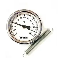 Термометр накладной Watts TAB 63/120 (F+R810 TCM 63mm 0-120°C)