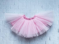 Розовая фатиновая юбка для девочки