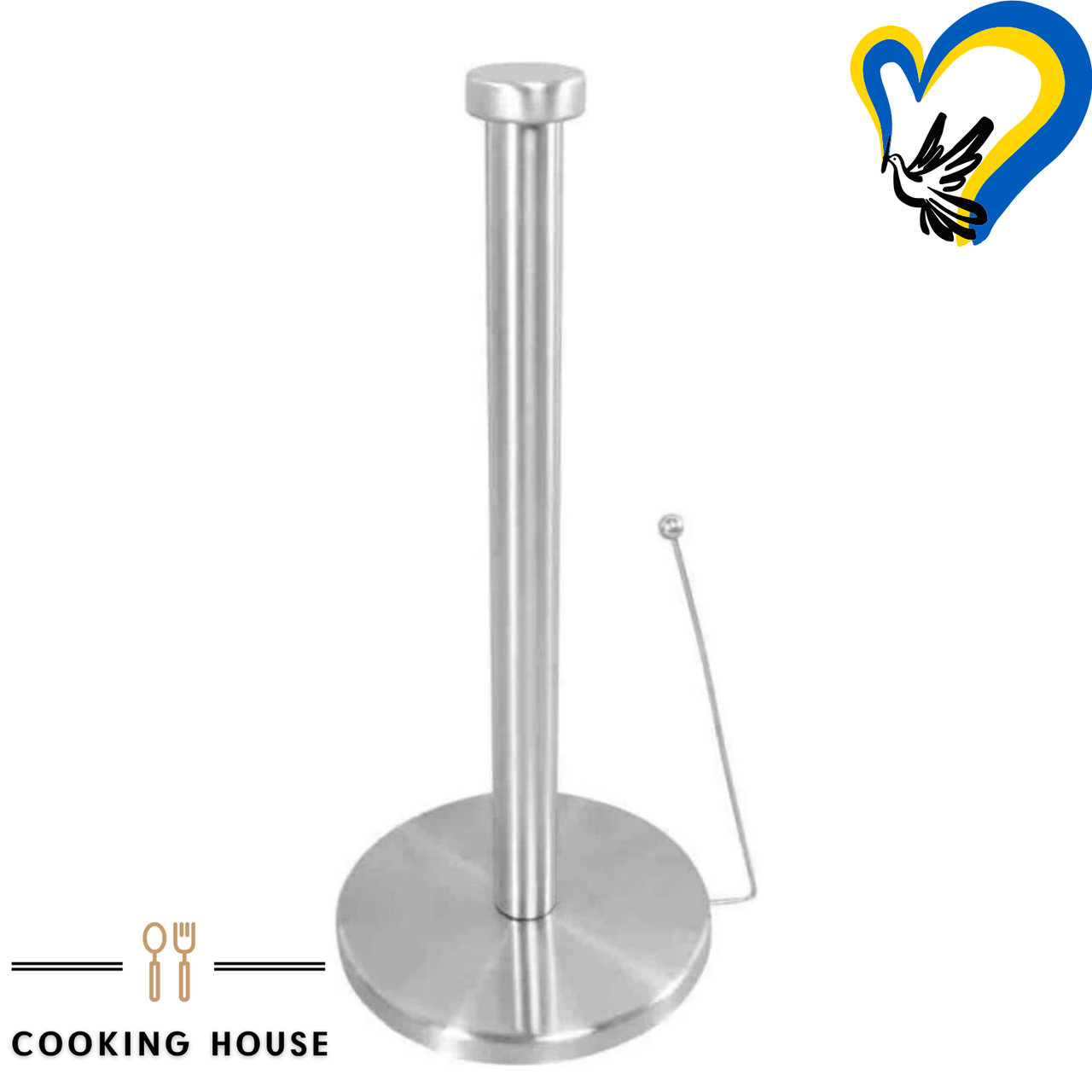 Тримач для паперових рушників Cooking House, тримач паперових рушників металевий