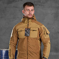 Мужская флисовая куртка "Combo", куртка армейская со вставками софтшел, куртка для армии зима-весна