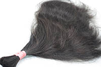 Темно-Русые волнистые волосы для наращивания 55 см, 169 грамм. Славянское качество!