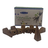 Конуси рідкий дим Satya Vanilla Backflow Dhoop Cone Ваніль 10 конусів