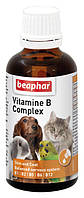 Beaphar Vitamine B Complex Капли для здоровой шерсти кошек, собак, грызунов и птиц 50 мл