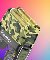 Роторна електробритва Kemei KM-TX7 (Потужність 5 Вт, Дисплей, USB заряджання), фото 9
