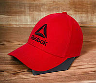 Кепка Reebok мужская женская коттоновая красная <unk> бейсболка Робок