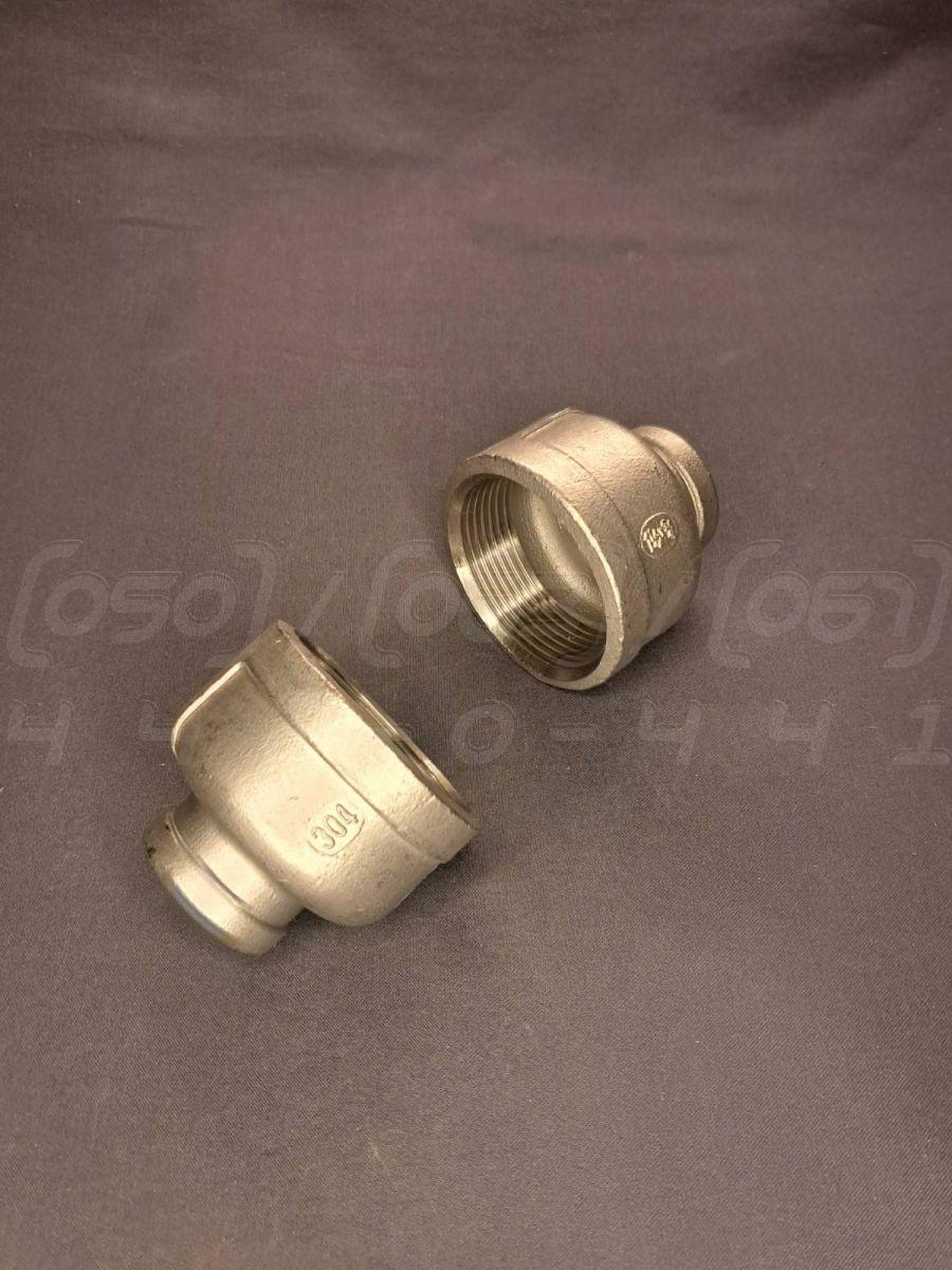 Муфта перехідна нержавіюча Ду=40х20 (1"1/2х3/4") лита ISO 4144, EN 10241, DIN 2987