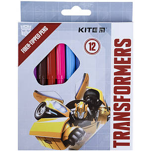 Фломастери Kite Transformers TF21-047, 12 кольорів. Термін придатності до 20.10.2024, фото 2