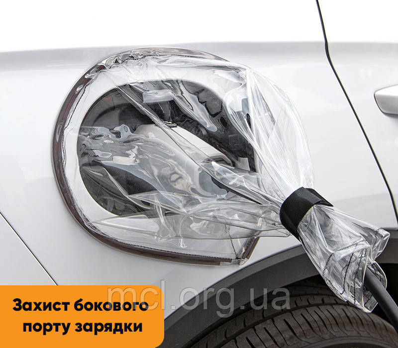Захист порту зарядки електромобіля від дощу та снігу (Tesla | VW ID4 | ID 6 | BYD Song | Toyota BZ4X) круглий