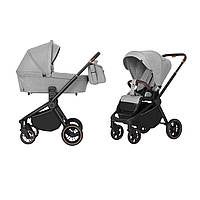 Коляска універсальна CARRELLO Epica CRL-8510/1 (2in1) Silver Grey +дощовик