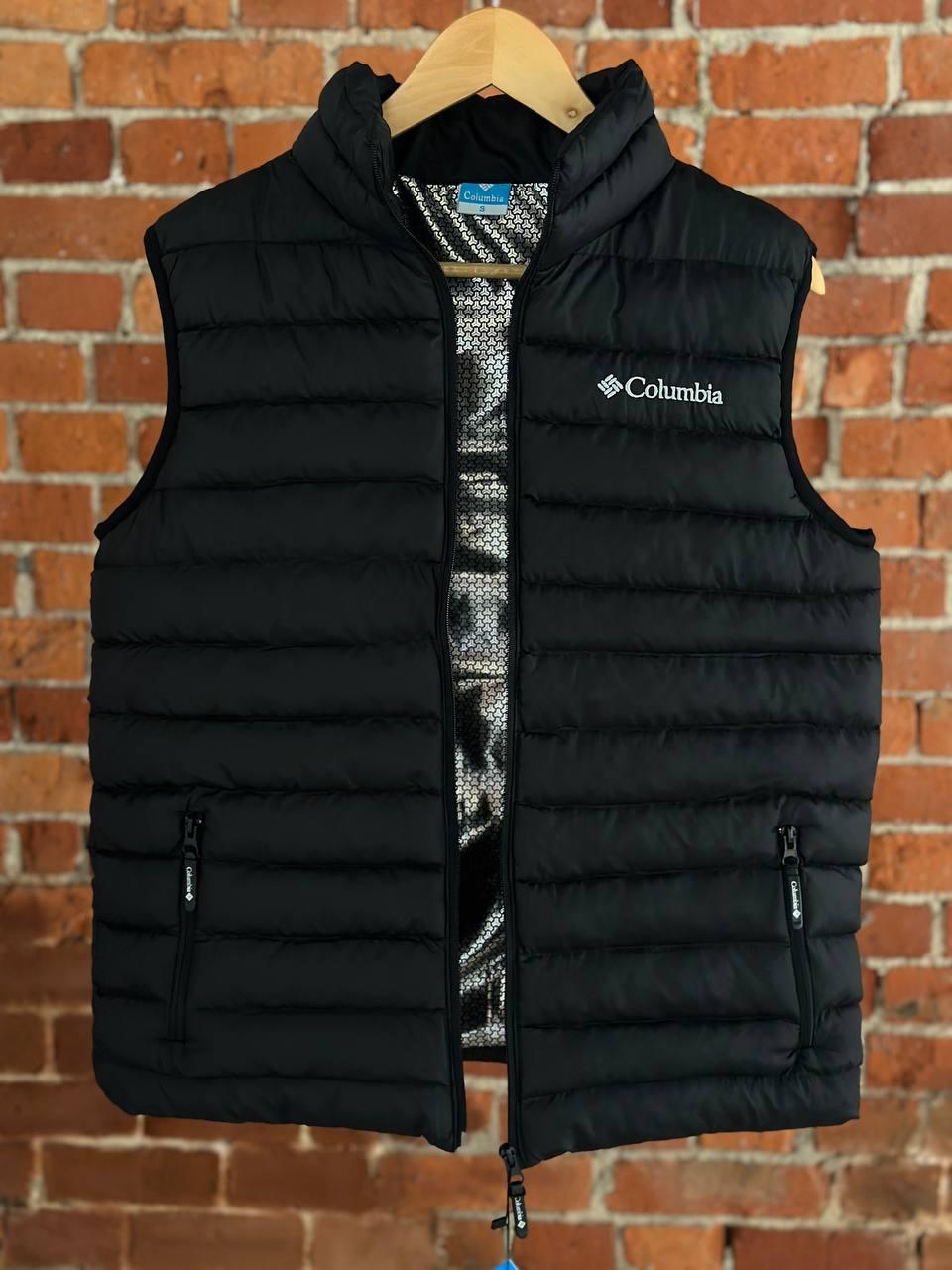 Мужская жилетка Columbia демисезонная без капюшона безрукавки мужские ...