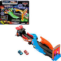 Disney Pixar Cars Glow Racers Launch & Criss-Cross Pl HPD80 Mattel Тачки Світяться в темряві Кріс Крос Трек