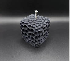 Свічка куб "Соти" чорного кольору