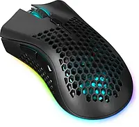 Беспроводная Игровая RGB Мышь K-Snake BM600 2.4G с подсветкой Черная