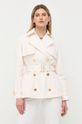 Куртка Elisabetta Franchi жіноча колір бежевий перехідна, 36, 38