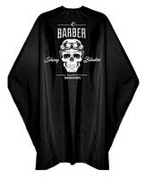 Пеньюар Barber Marmara Cape Black Barber Skull, черный череп (10306021)