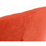 Поворотне крісло Lagoon red м'яке сидіння червого кольору на ніжках хром, фото 10