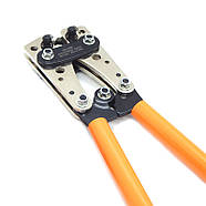 Набір інструменту:кліщі для обжиму, опресовки кабельних наконечників 6-50мм², кабелеріз до 10мм², набір кільцевих клем., фото 8