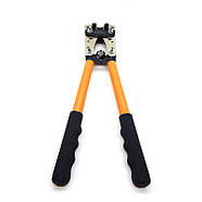 Набір інструменту:кліщі для обжиму, опресовки кабельних наконечників 6-50мм², кабелеріз до 10мм², набір кільцевих клем., фото 5