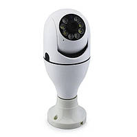Камера видеонаблюдения CAMERA CAM L1 8069 E27 WIFI IP 360°, белая