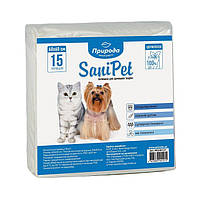 Природа SaniPet Гигиенические пеленки для собак, 60х60 см 1 уп. (15 шт)