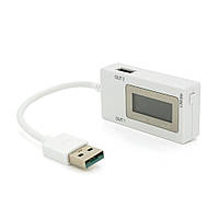 SM USB тестер Keweisi KWS-1705B напряжения (3-8V) и тока (0-3A), Black