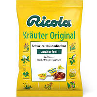 Льодяники Ricola Original швейцарські трави без цукру 75 г