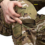 Штани тактичні військові для ЗСУ Brotherhood UTP 3.0 ріп-стоп мультикам, фото 9