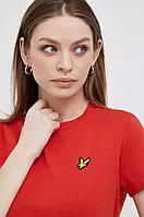 Футболка Lyle & Scott жіночий колір червоний, XS, S, M, L