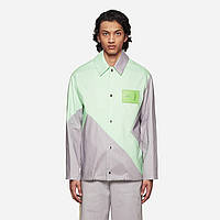 Куртка-рубашка A-COLD-WALL* x Mackintosh Geometric Overshirt ACWMO096A GREY / GREEN M, S