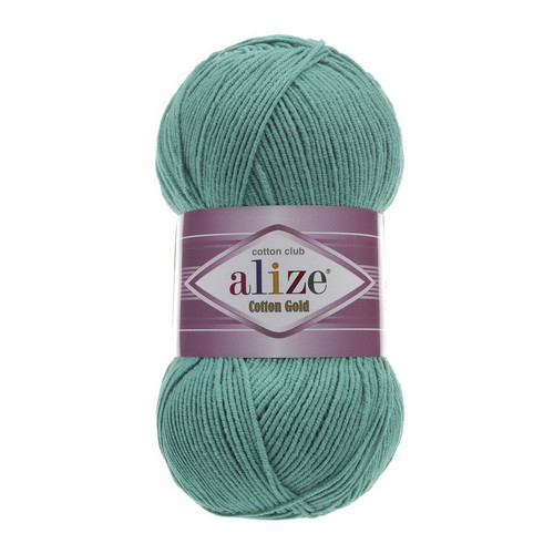 Пряжа бавовняна Alize Cotton Gold Полин №610 (Алізе Коттон Голд) 100гр, 330м нитки для в'язання