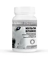 Unicum Premium - Витамины для собак, мультивитамин 100 табл