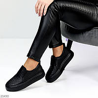 Стильні фактурні чорні шкіряні жіночі сліпони натуральна шкіра з тисненням пітон взуття жіноче