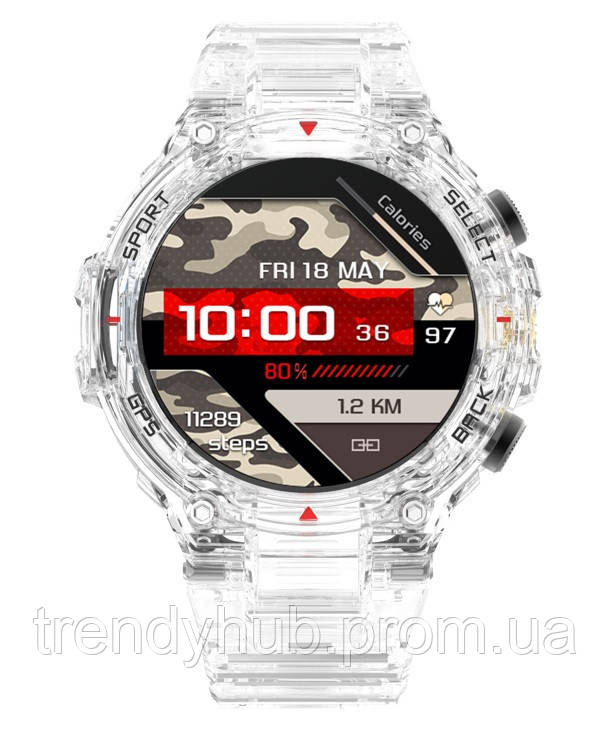 Умные часы Uwatch DT5 Compass White LP, код: 8417932 - фото 3 - id-p2111521753