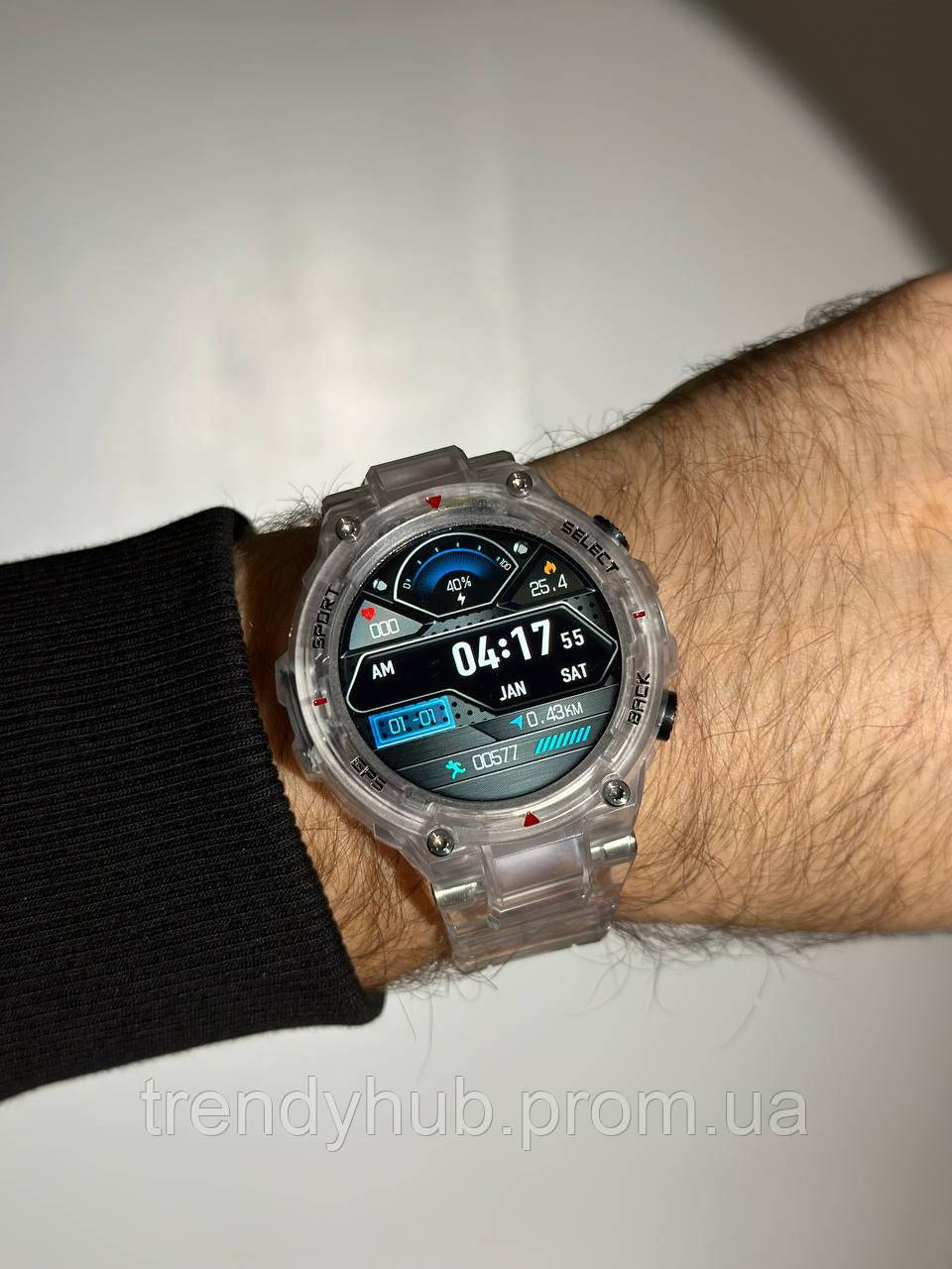 Умные часы Uwatch DT5 Compass White LP, код: 8417932 - фото 5 - id-p2111521753