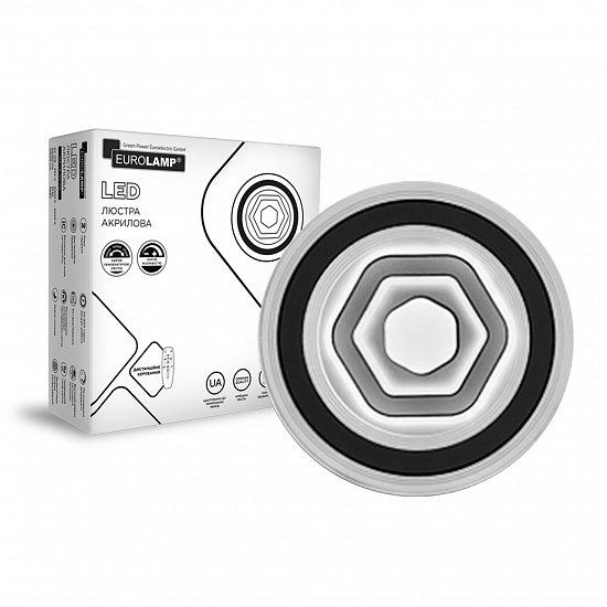 LED люстра акрилова Eurolamp кругла A32 180W 3000K-6500K LED-LR-180-A32