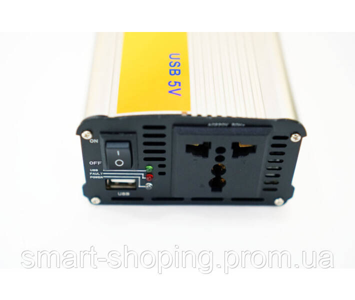 Преобразователь напряжения Magor 12V-220V Power Inverter 1000W/ Автомобильный инвертор с индикатором pot/ int - фото 7 - id-p2111593868