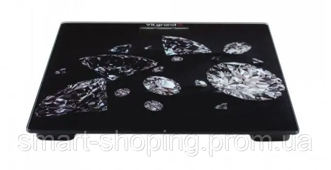 Весы напольные електронные, сенсорные 30*30, ViLgrand Diamonds стекляные /intershop s - фото 4 - id-p2111593869