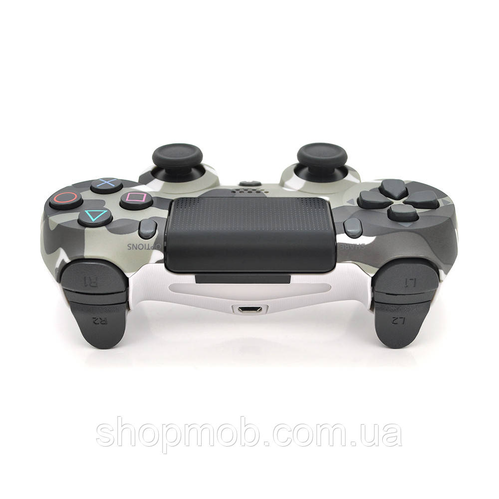 SM  SM Геймпад беспроводной для PS4 SONY Wireless DUALSHOCK 4 (Haki/Silver), 3.7V, 500mAh, Blister