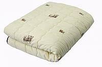 Облегченное шерстяное одеяло Vi'Lur 172x205 Двуспальный Микрофибра Кремовый LP, код: 6837905