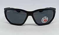 Ray Ban Ferrari очки мужские солнцезащитные черные матовые линзы поляризованные
