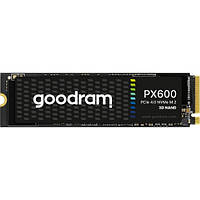 Накопичувач SSD 500GB GoodRAM PX600 M.2 2280 PCIe NVMe Gen 4x4 3D NAND Retail SSDPR-PX600-500-80