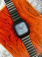 Мужские классические кварцевые  наручные часы  Curren 8460 Black-Blue