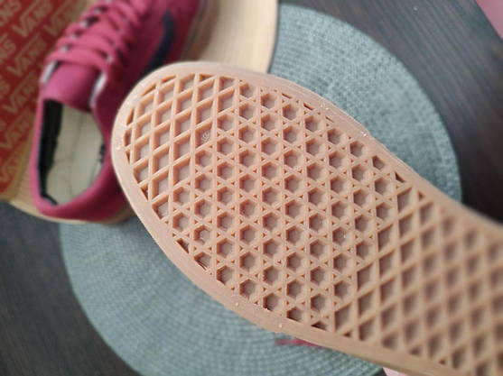 БОРДО Кеды Vans Old Skool WineRed / GREY женские мужские кроссовки Бордо на рыжей подошве оригинал деми, фото 4