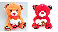 Світиться плюшевий ведмедик Тедді з серцем Teddy bear 22 см