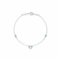 Элегантный серебряный браслет Diamonds by the Yard от Tiffany & Co: Чарующий блеск и бесподобная красота