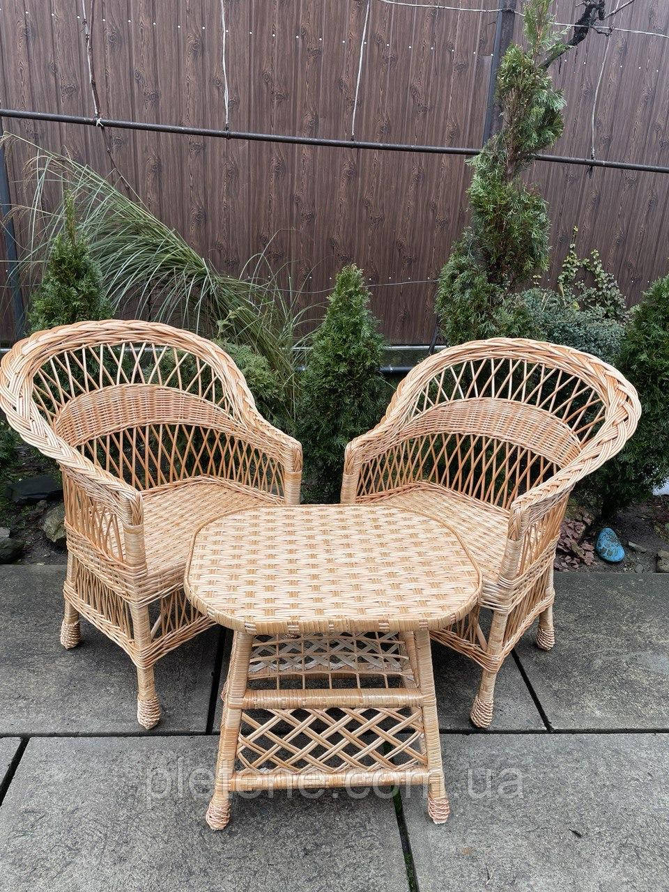 Набір з лози без накидок від українського виробника, фото 1
