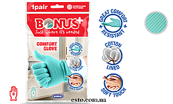Рукавички гумові Bonus B005 Comfort Glove 1 пара S